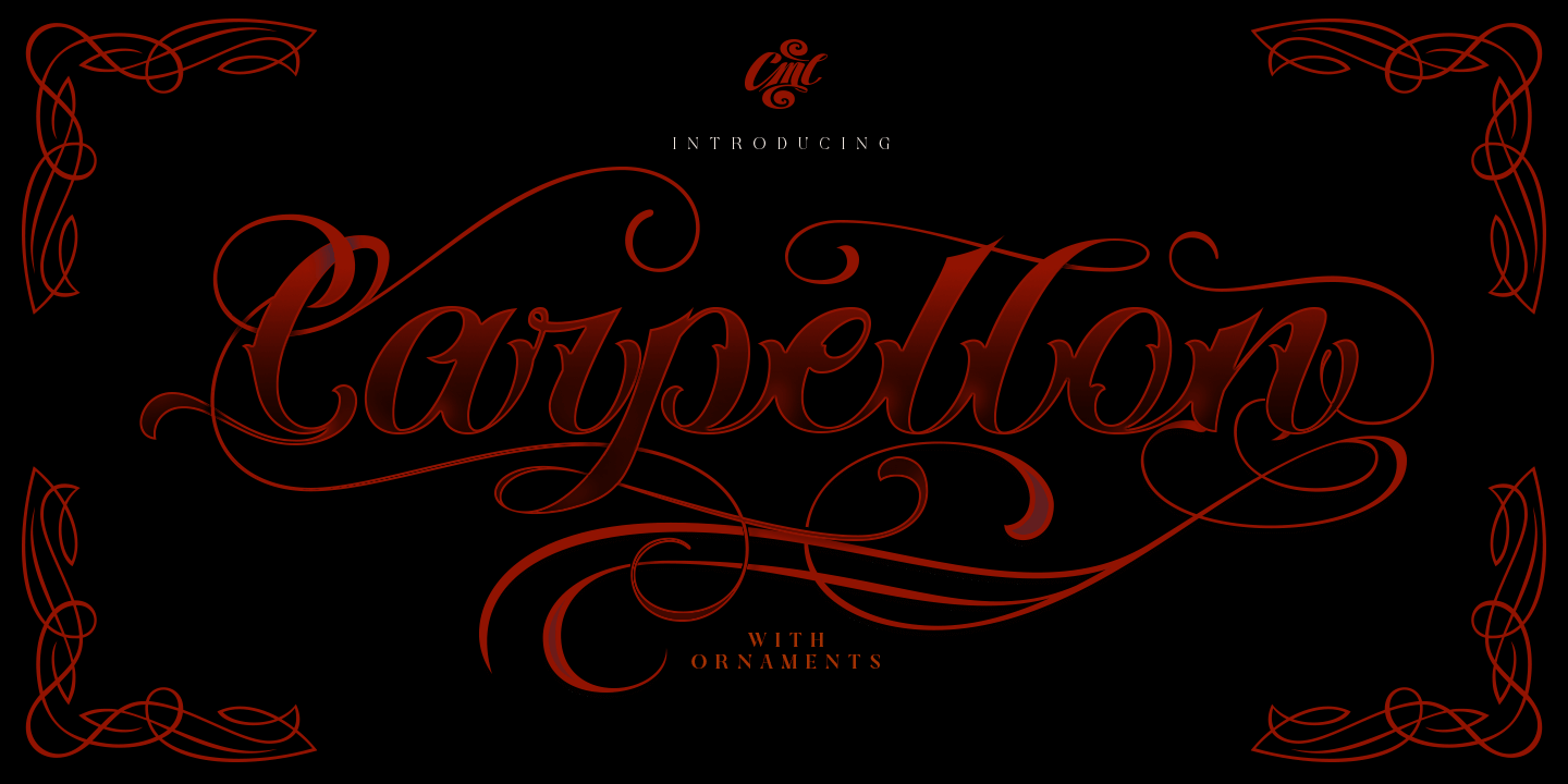 Beispiel einer Carpellon-Schriftart #5